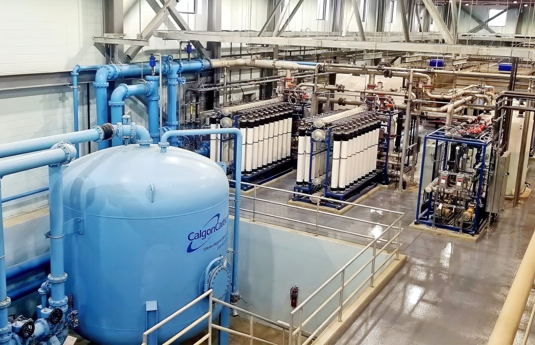 On the Perry Point Potable Water System Improvements project, the Ulliman Schutte team completed the construction of a new, state-of-the-art 1 MGD membrane water treatment plant.